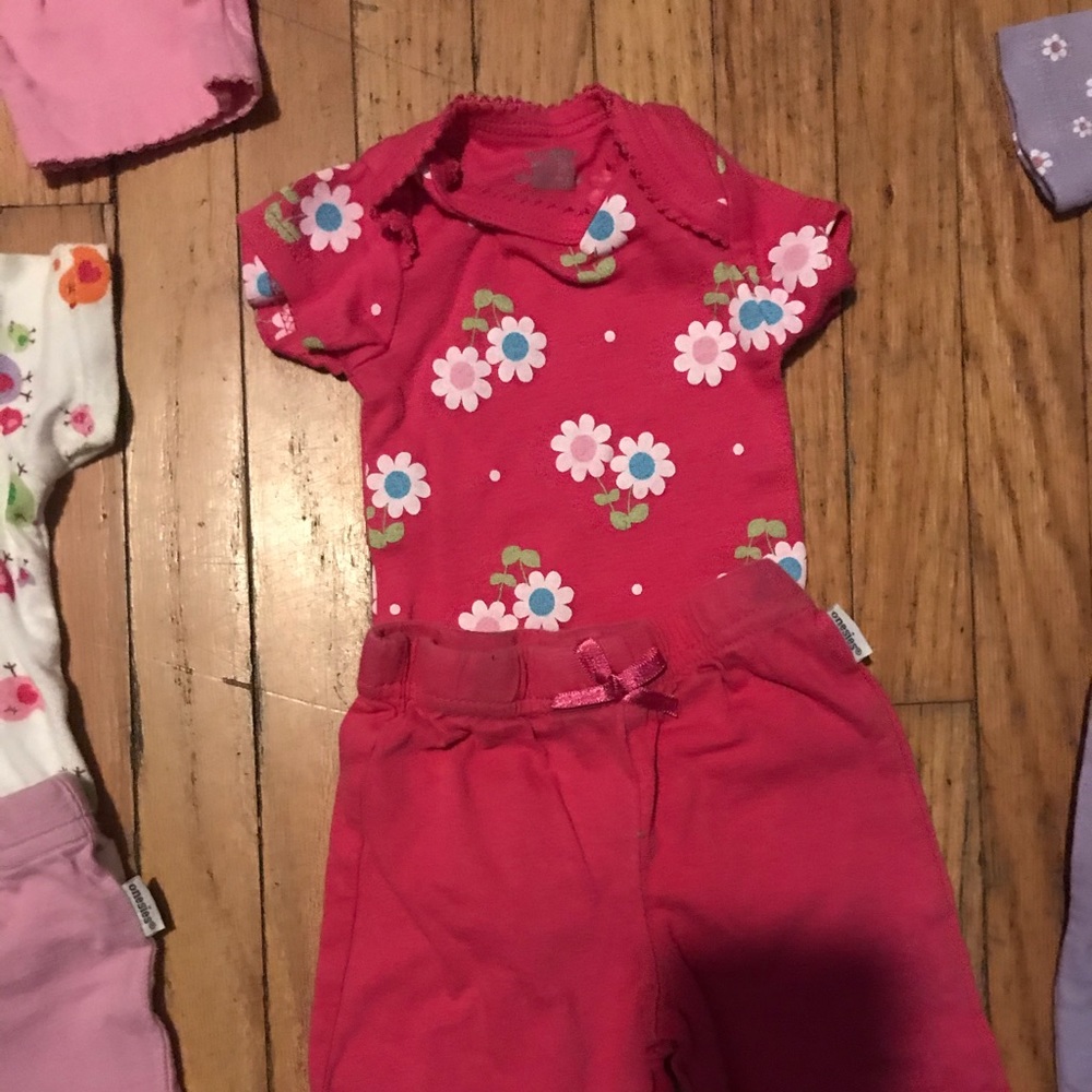 One piece outfit set short sleeve